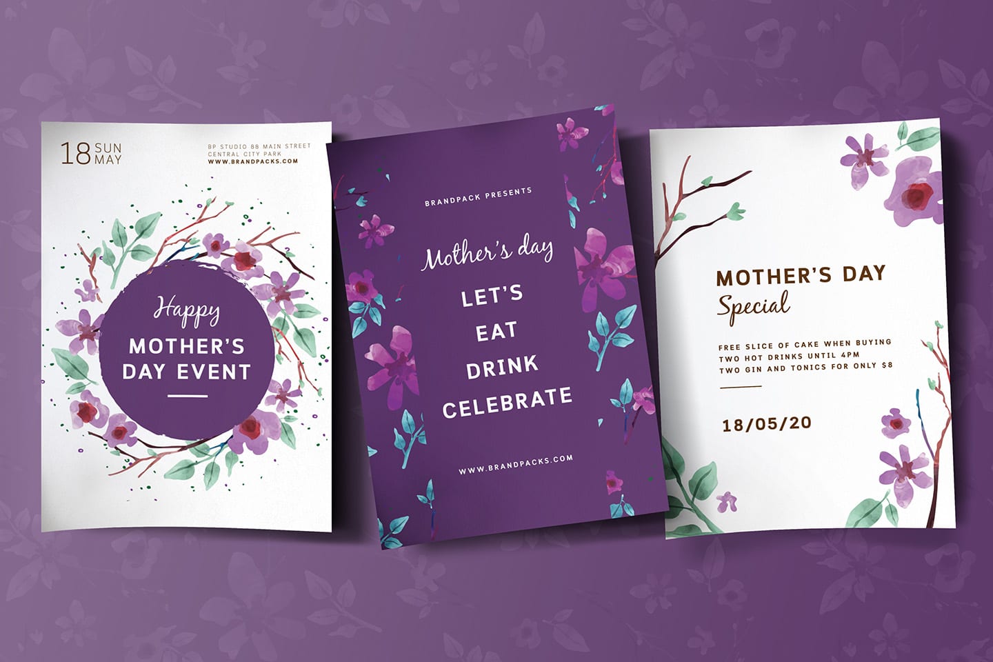 Mother's Day Poster Templates Vol.2