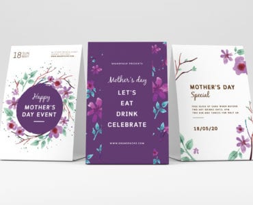 Mother's Day Sale Table Tent Templates