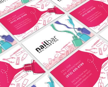 Nail Salon Business Card Template