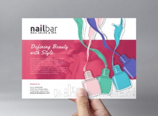 Nail Salon Flyer Template