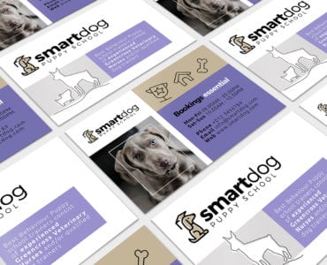 Puppy School Business Card Template
