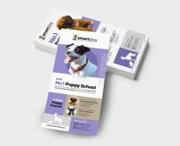Puppy School DL Rack Card Template
