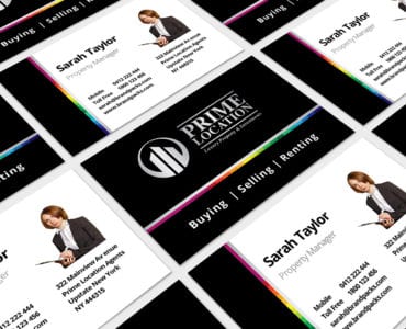 Real Estate Agency Business Card Template