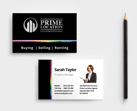 Real Estate Agency Business Card Template