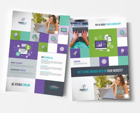 SEO agency Poster / Advertisement Template