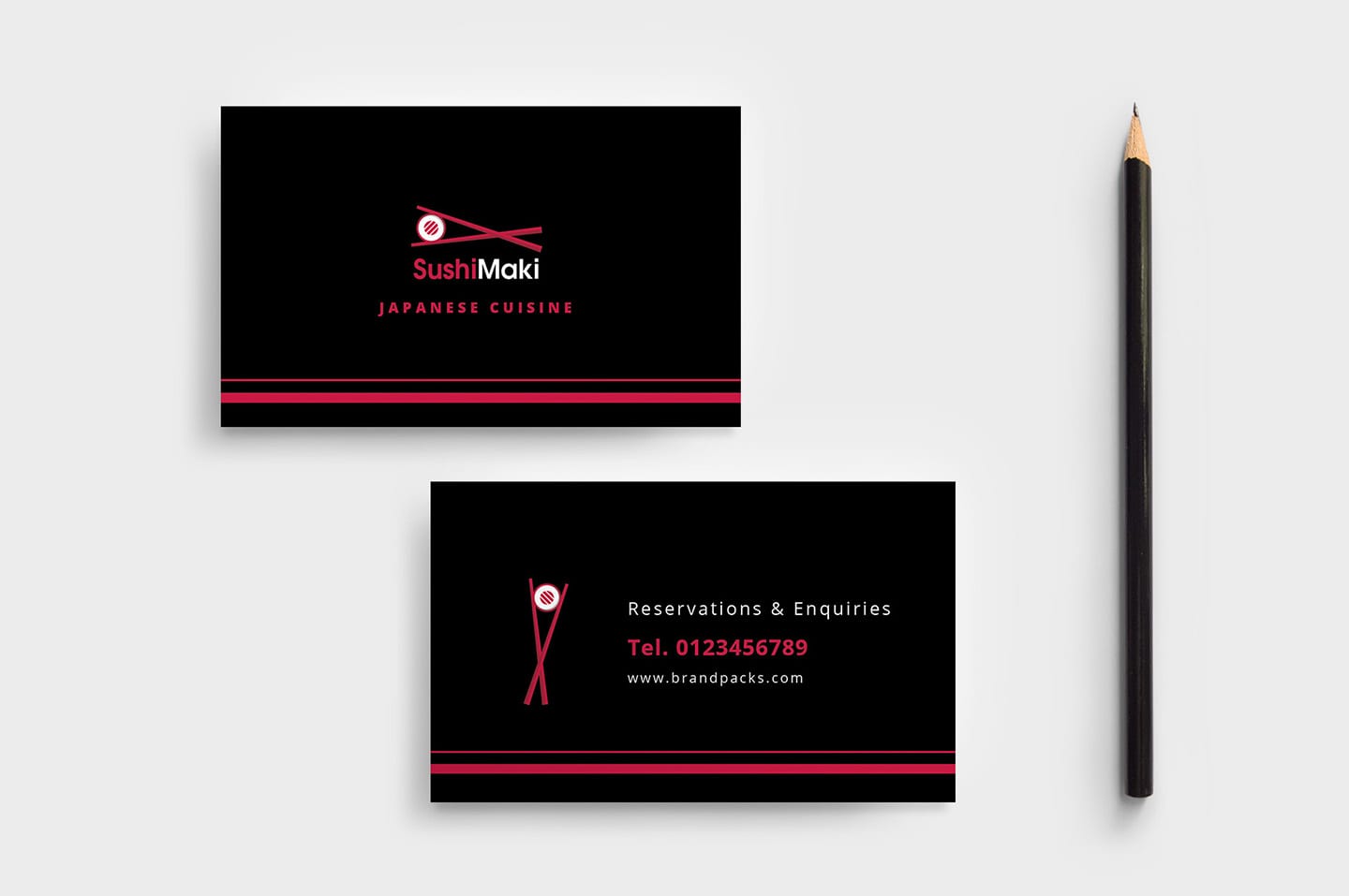 Sushi Business Card Template