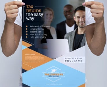 Tax Service Poster Template