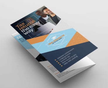 Tax Service Tri-Fold Brochure Template