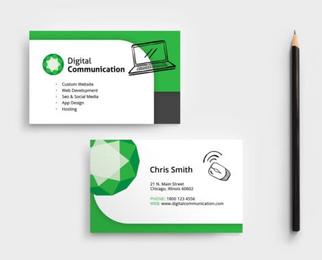 Web Designer Business Card Template