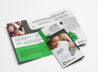 Web Designer Tri-Fold Brochure Template