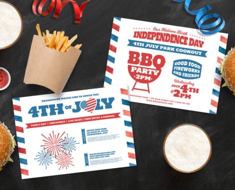 Traditional 4th July Flyer Templates