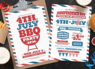 Traditional 4th July Poster Templates