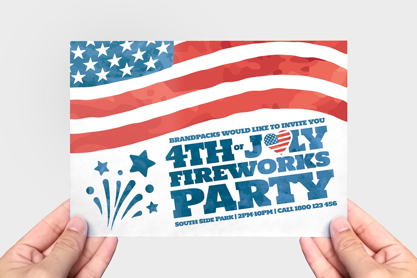 4th Of July Flyer Template In PSD Ai Vector BrandPacks