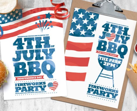 4th of July Poster Templates
