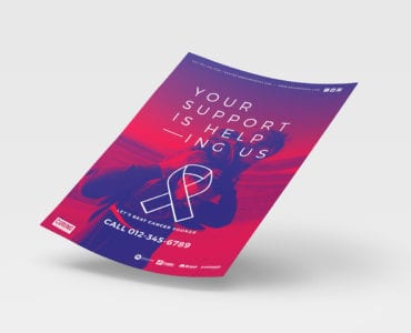 A4 Charity Poster Template