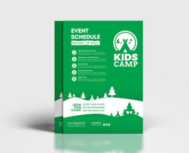 A4 Kid's Camp Poster / Advertisement Template