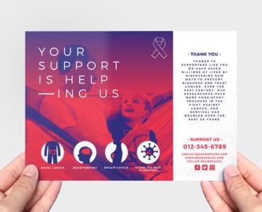 Cancer Charity Flyer Template
