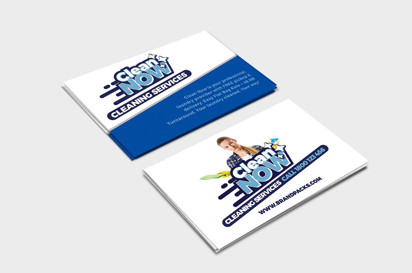 Cleaning Services Business Card Templates