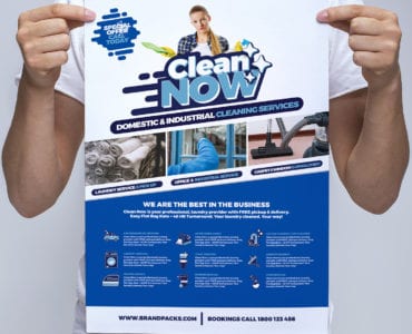 Cleaning Service Poster Template