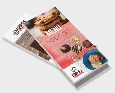 Cookie Shop DL Card Template