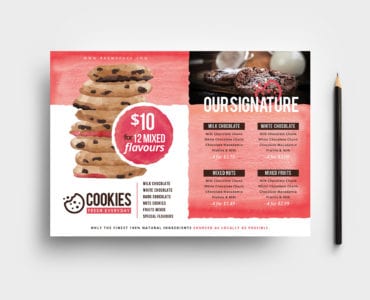 Cookie Shop Flyer Template