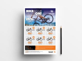 Cycling Shop Advertisement Template