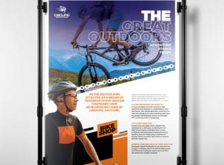 Cycling Shop Poster Template