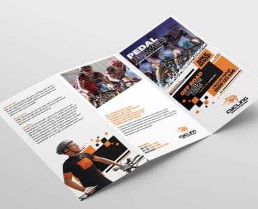 Cycling Shop Tri-Fold Brochure Template