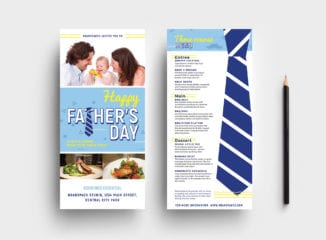 Father's Day DL Card Template
