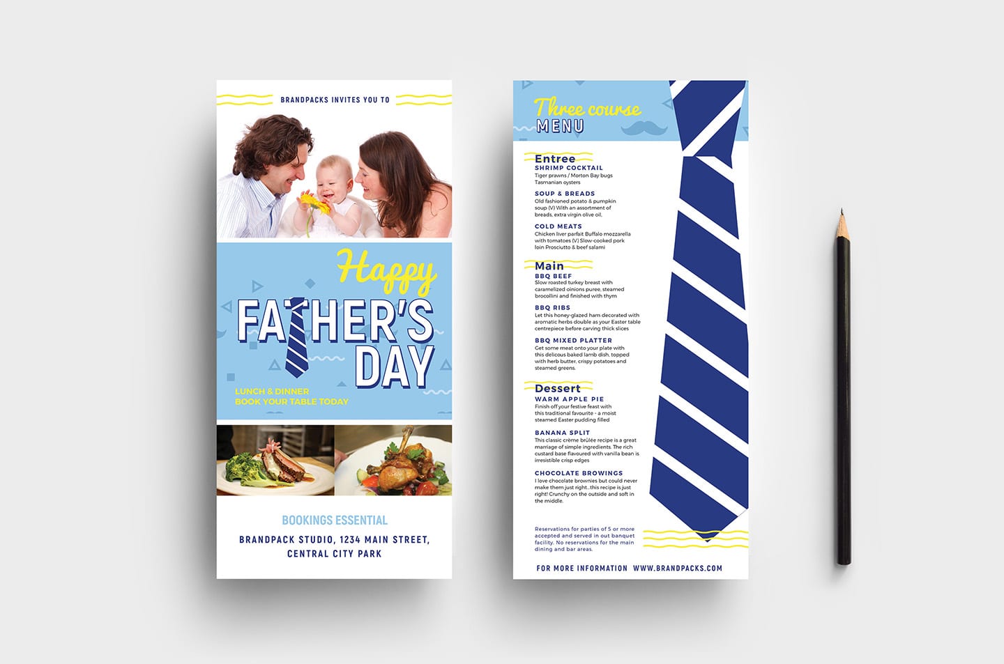 Father's Day DL Card Template