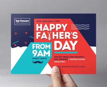 Father's Day Flyer Template