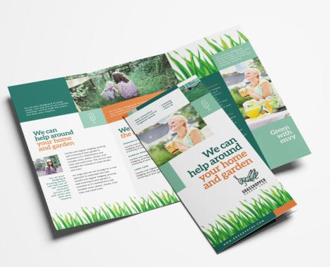 Gardener Tri-Fold Brochure Template