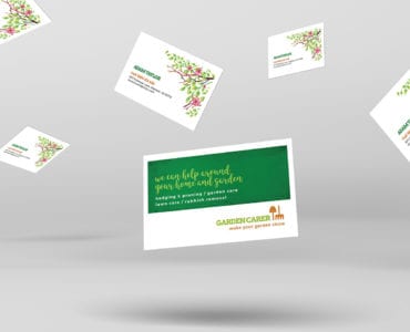 Gardening Service Business Card Template
