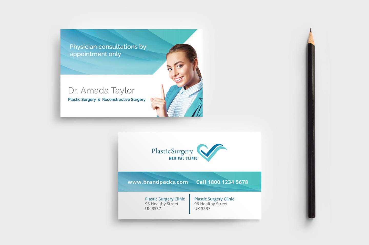 Hospital Business Card Template in PSD, Ai & Vector - BrandPacks For Business Card Template Open Office