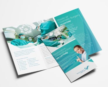 Hospital Tri-Fold Brochure Template