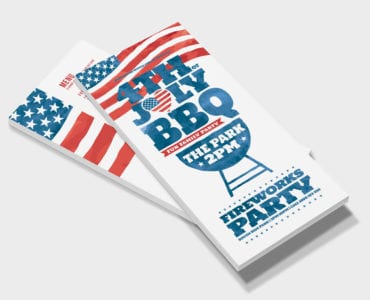 Independence Day DL Rack Card Template