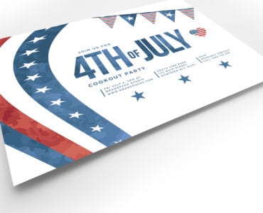 July 4th Flyer Template
