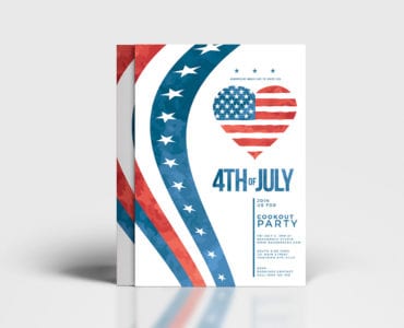 July 4th Poster Template