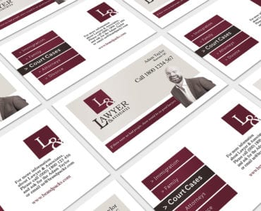 Law Firm Business Card Template