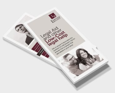 Law Firm DL Rack Card Template