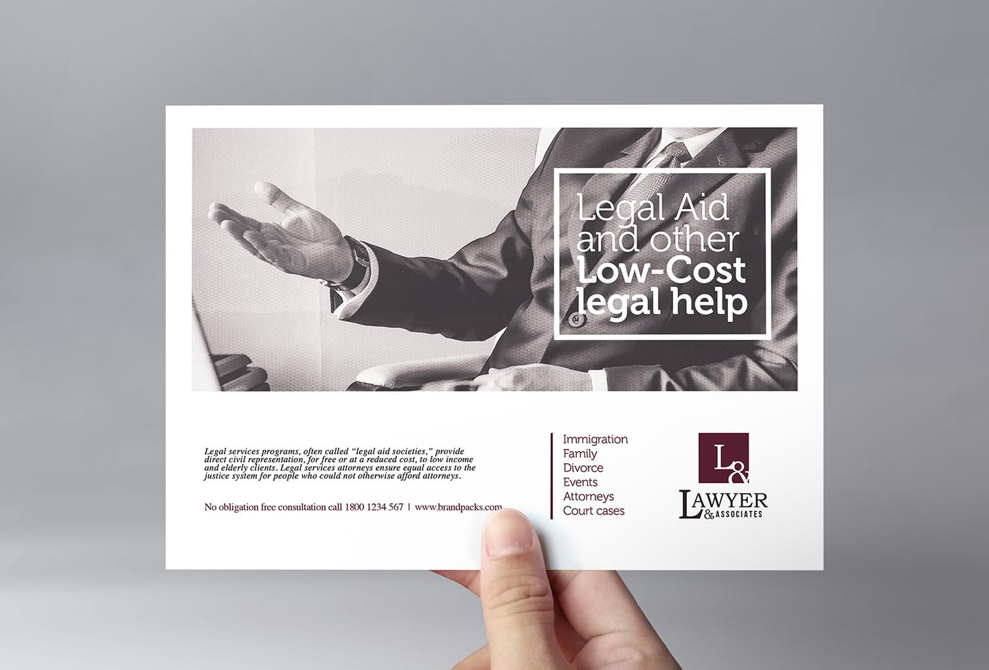 Law Firm Flyer Template