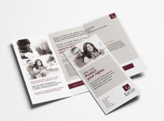 Law Firm Tri-Fold Brochure Template