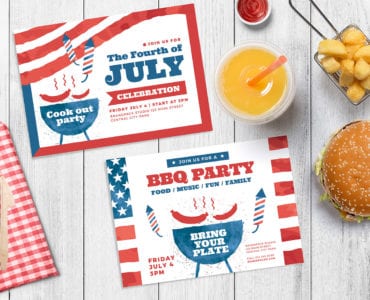 Modern 4th July Flyer Templates