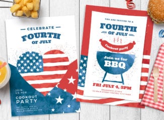 Modern 4th July Poster Templates