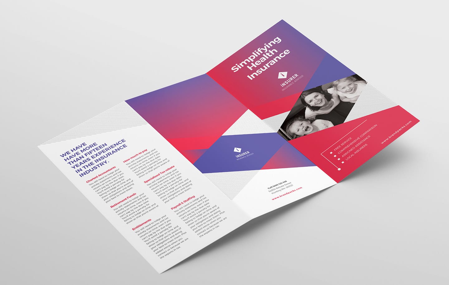 Corporate TriFold Brochure Template in PSD, Ai & Vector BrandPacks