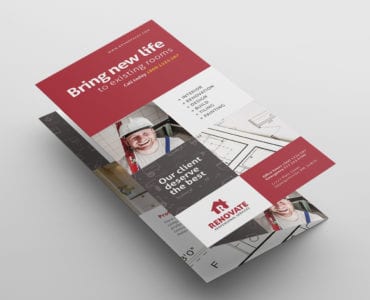 Tradesman Tri-Fold Brochure Template