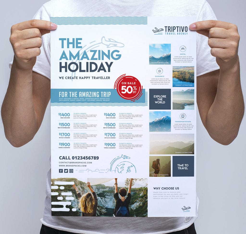 Travel Company Poster Template