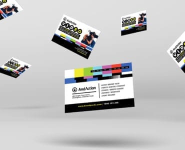 Videographer Business Card Template