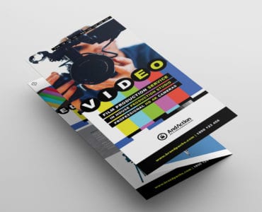 Videographer Tri-Fold Brochure Template