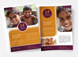 A4 Charity Poster Templates